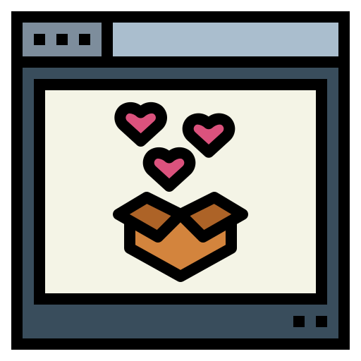 donación online icono gratis