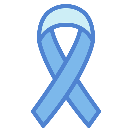 Cancer ribbon Generic Blue icon