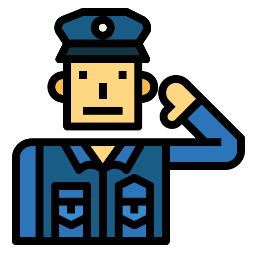 policía icono gratis