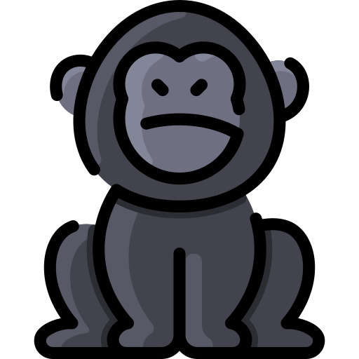 Gorilla - free icon