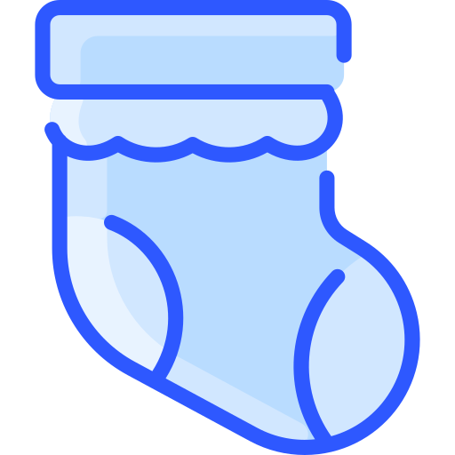 Baby socks Vitaliy Gorbachev Blue icon