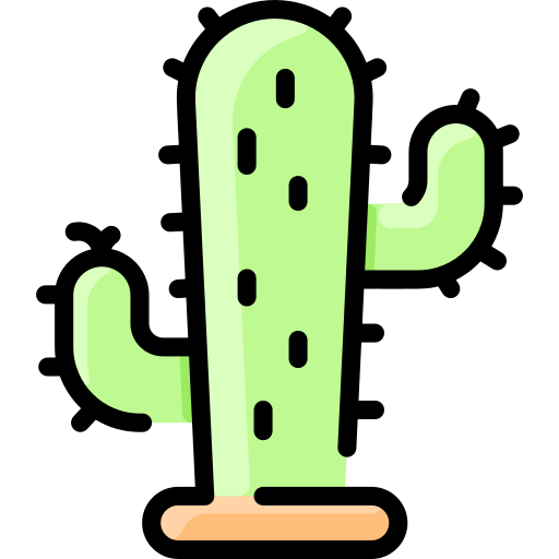 Cactus Vitaliy Gorbachev Lineal Color icon