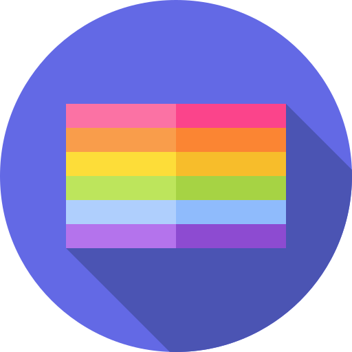 bandera arcoiris icono gratis