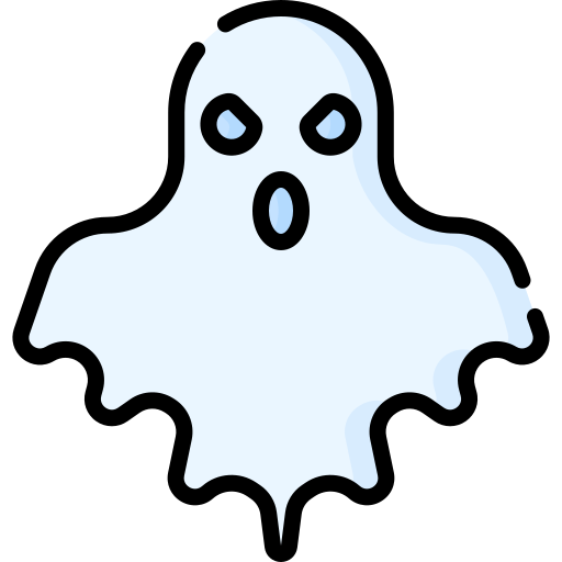 Premium Vector  Halloween ghost spook flat halloween icon