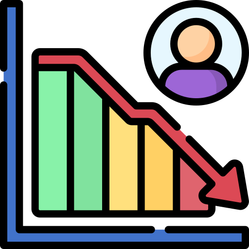 gráfico de barras icono gratis