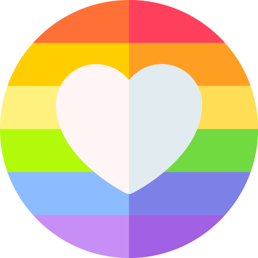 bandera arcoiris icono gratis