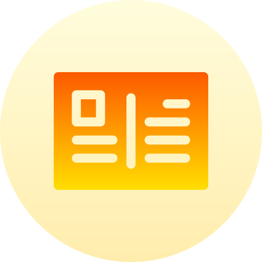 엽서 무료 아이콘