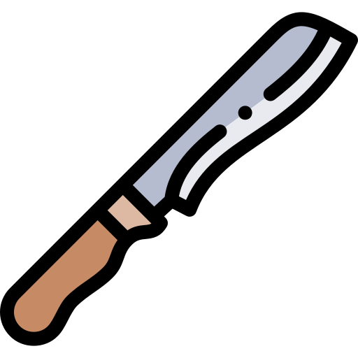 cuchillo de carnicero icono gratis