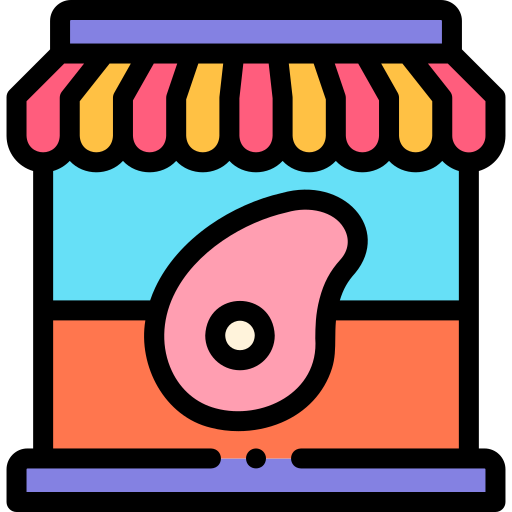 carnicería icono gratis