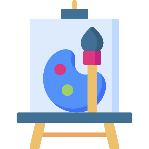 Canvas Special Flat icon