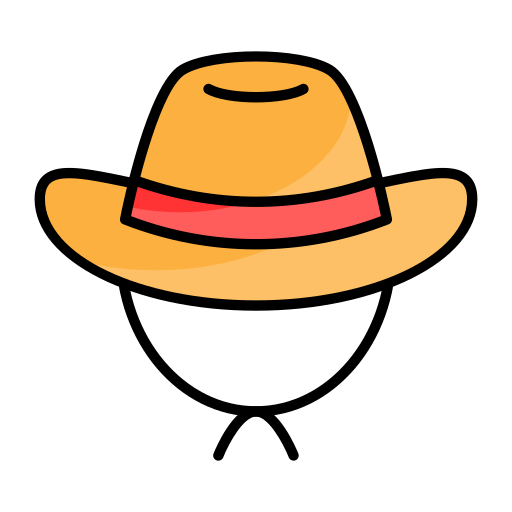 sombrero para el sol icono gratis