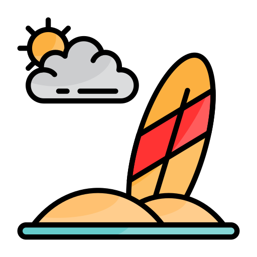 tabla de surf icono gratis