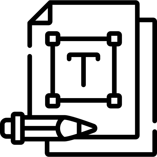 Typography free icon