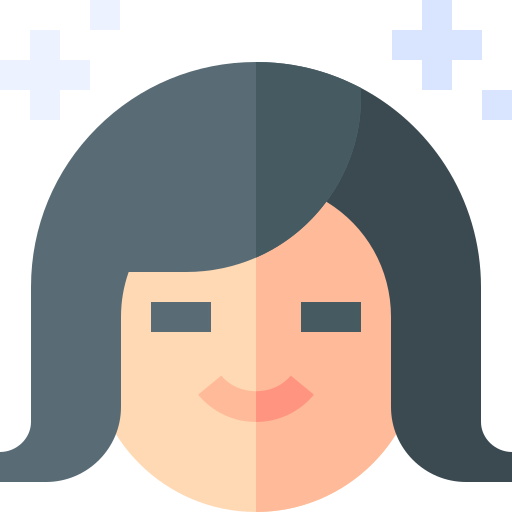 Beauty Basic Straight Flat Icon