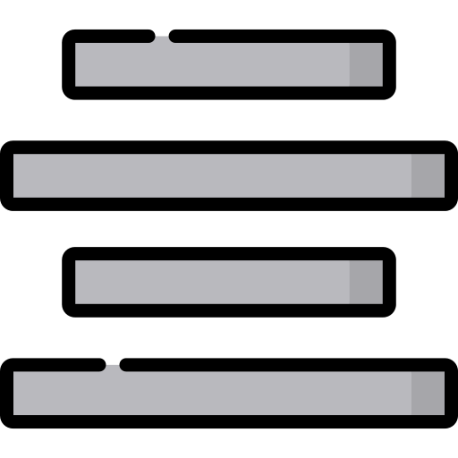 Center alignment free icon