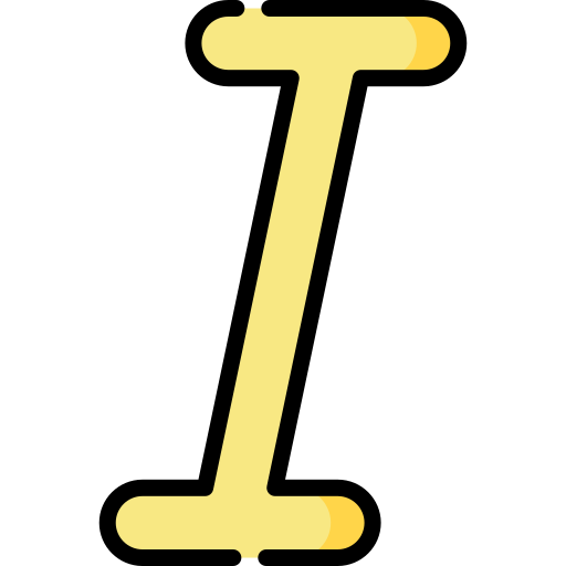 Italic Special Lineal color icon