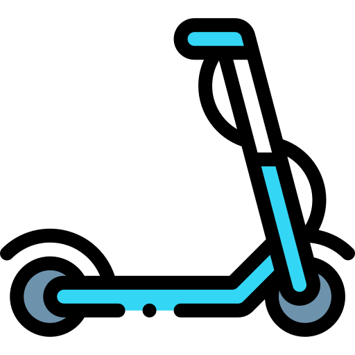 scooter de chute grátis ícone