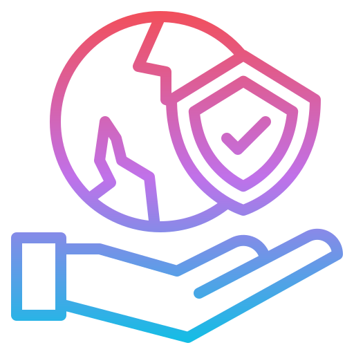 seguro de viaje icono gratis