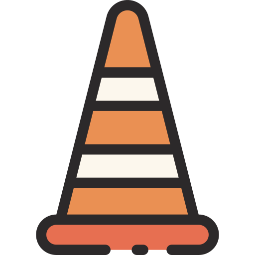 cône de signalisation Icône gratuit cône de signalisation Icône gratuit