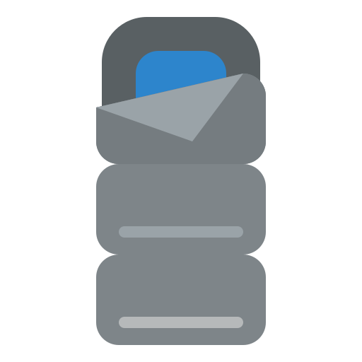 bolsa de dormir icono gratis