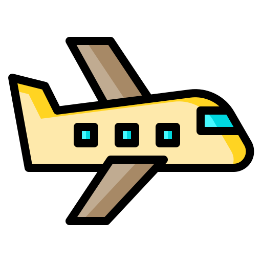 avión icono gratis