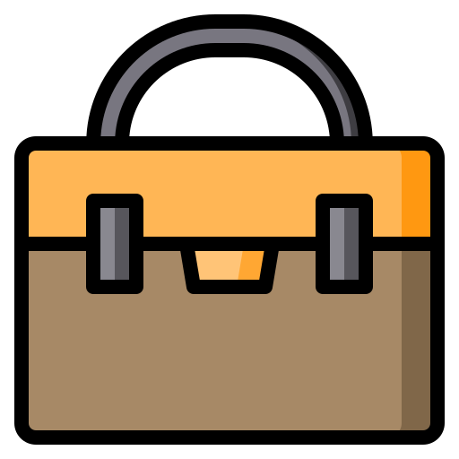 maletín icono gratis