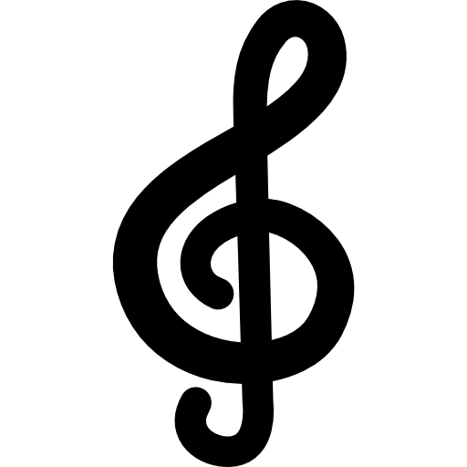señal musical para clase de música. icono gratis