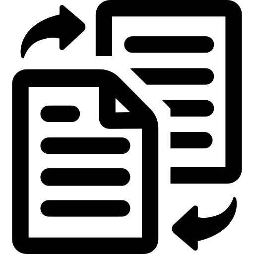 Символ передачи документов бесплатно иконка