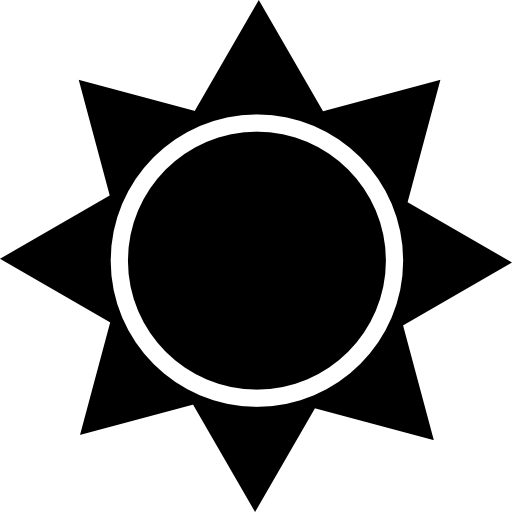 Sun Ecological Power Icon