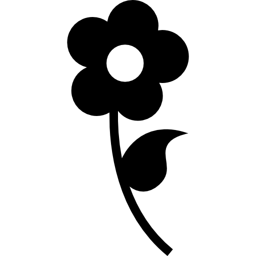 5枚の花弁の花の形 無料のアイコン