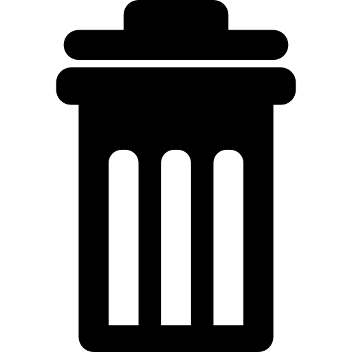 Mülleimer mit deckel | Kostenlose Icon