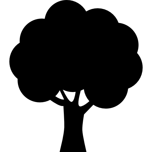 Tree silhouette - Free nature icons