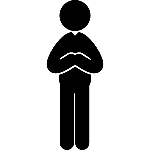 Hombre Frontal De Pie Iconos Gratis De Personas