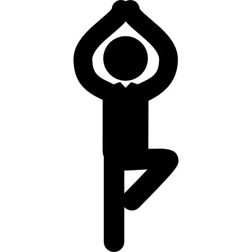 Posture of balance icon