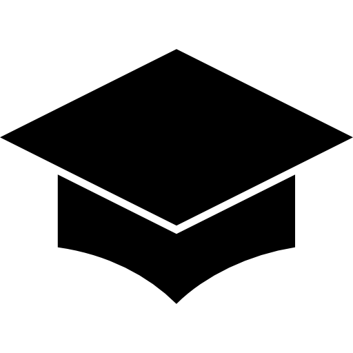 gorro de graduación icono gratis