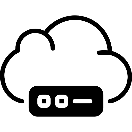 computación en la nube icono gratis