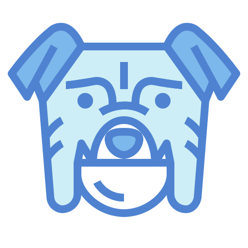 buldog icono gratis