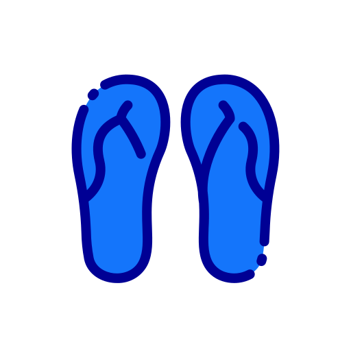 Flip flops Good Ware Lineal Color icon