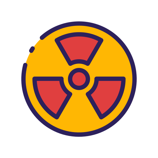 energía nuclear icono gratis