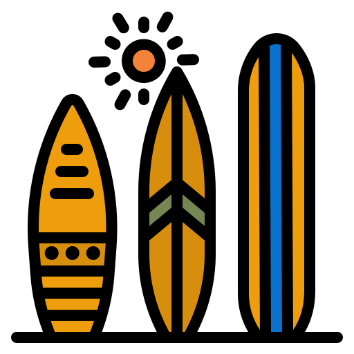 tabla de surf icono gratis