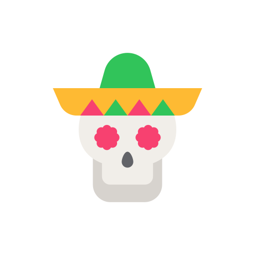 dia de muertos icono gratis