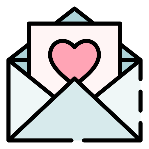 Love letter Good Ware Lineal Color icon