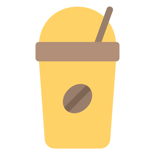 café helado icono gratis