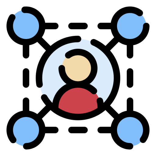 Network Generic Outline Color Icon