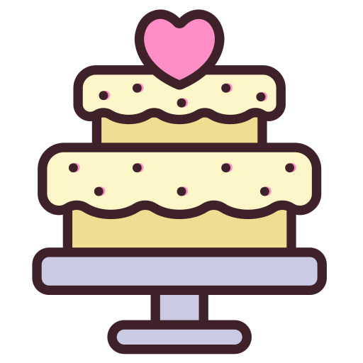 Cake Generic Outline Color icon