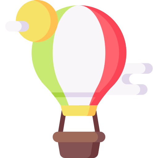 Hot Air Balloon - Free Transport Icons