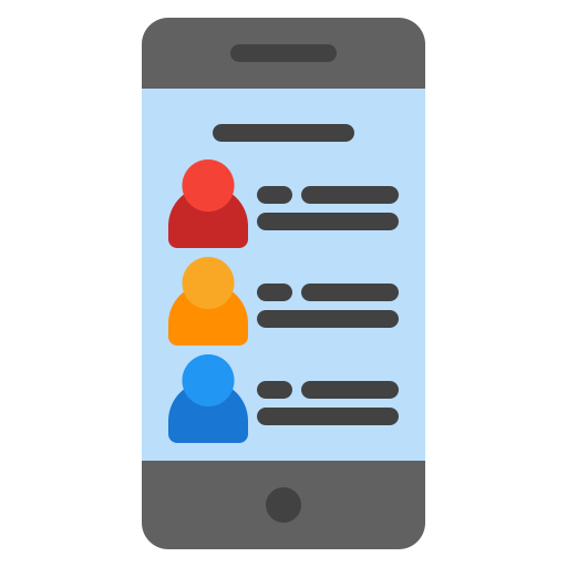 Contact list free icon Contact list free icon