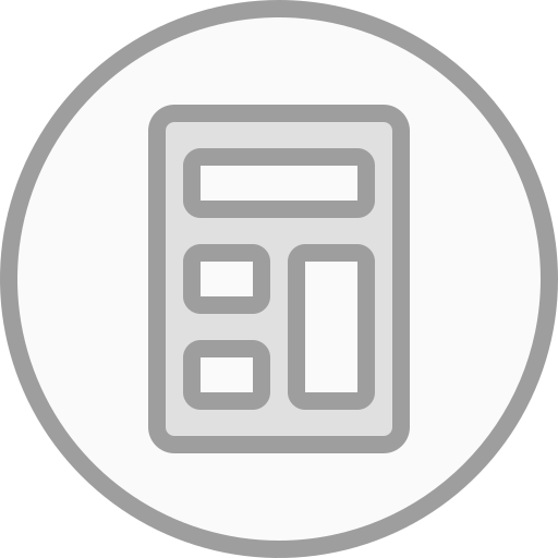 Calculator Generic Grey icon