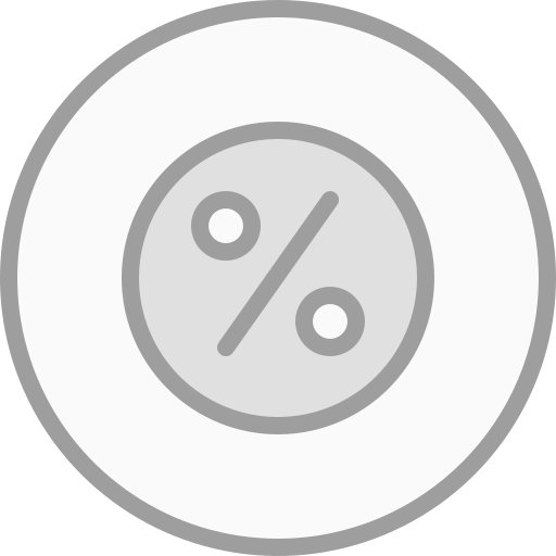 pour cent Icône gratuit pour cent Icône gratuit