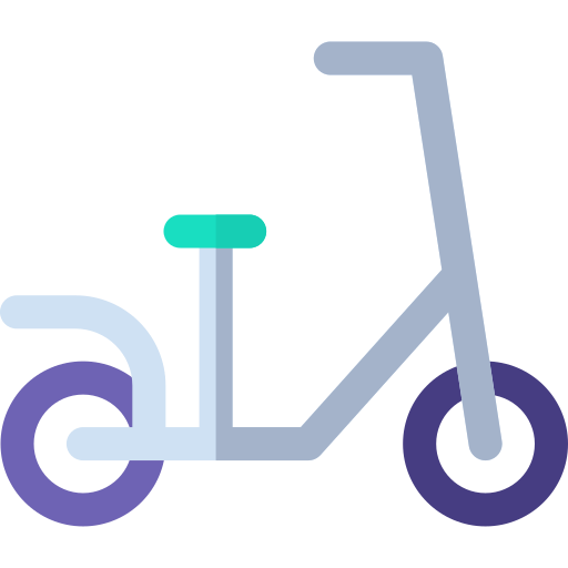 scooter electrico icono gratis